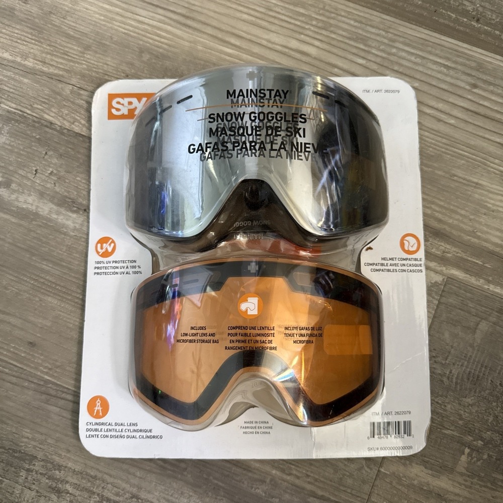Spy + Mainstay Snow Goggles with Dual Lens (2622079)  NEW IN PACKAGE